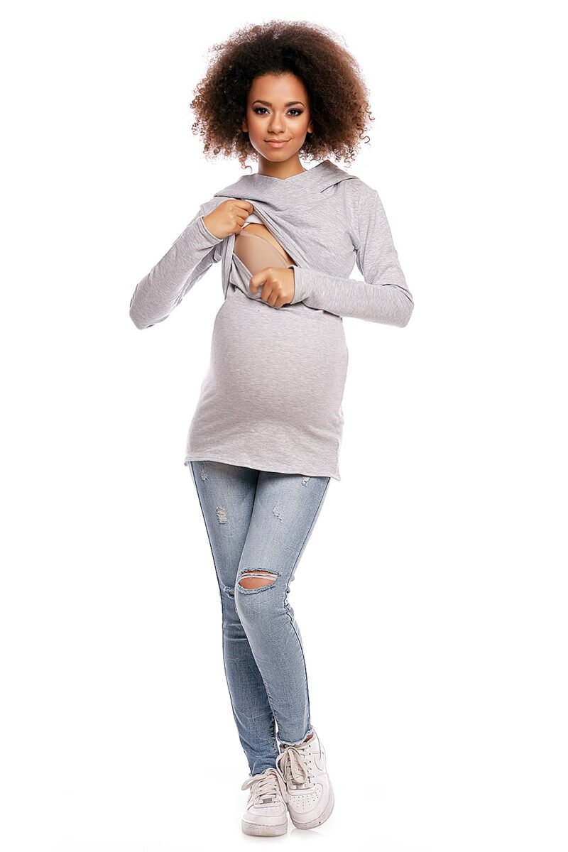Maternity sweatshirt model 84459 PeeKaBoo - Image 2