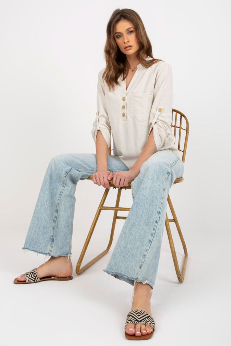 Blouse model 179031 Rue Paris - Image 2
