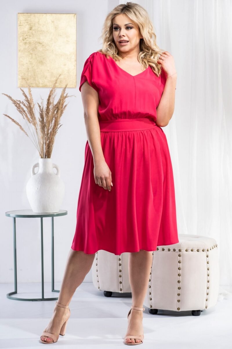 Plus size dress model 183386 Karko - Image 2