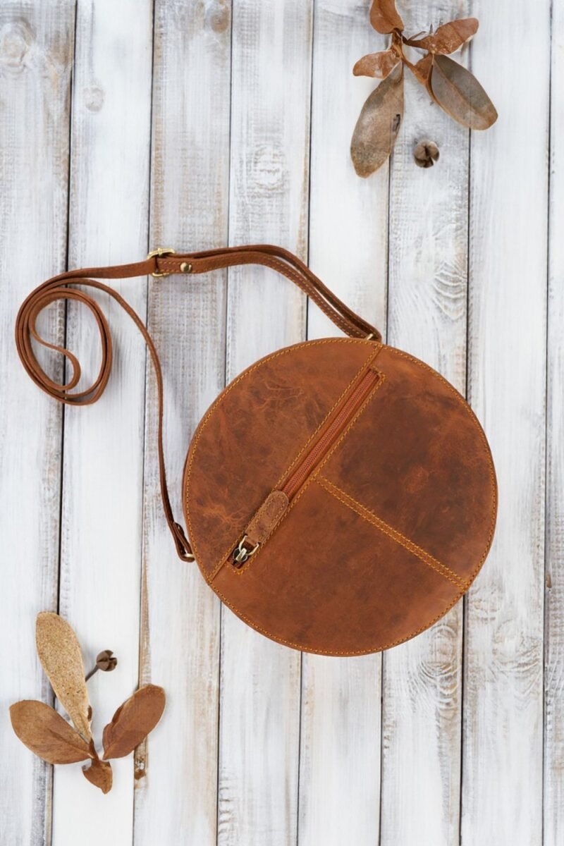 Natural leather bag model 191522 Galanter - Image 2