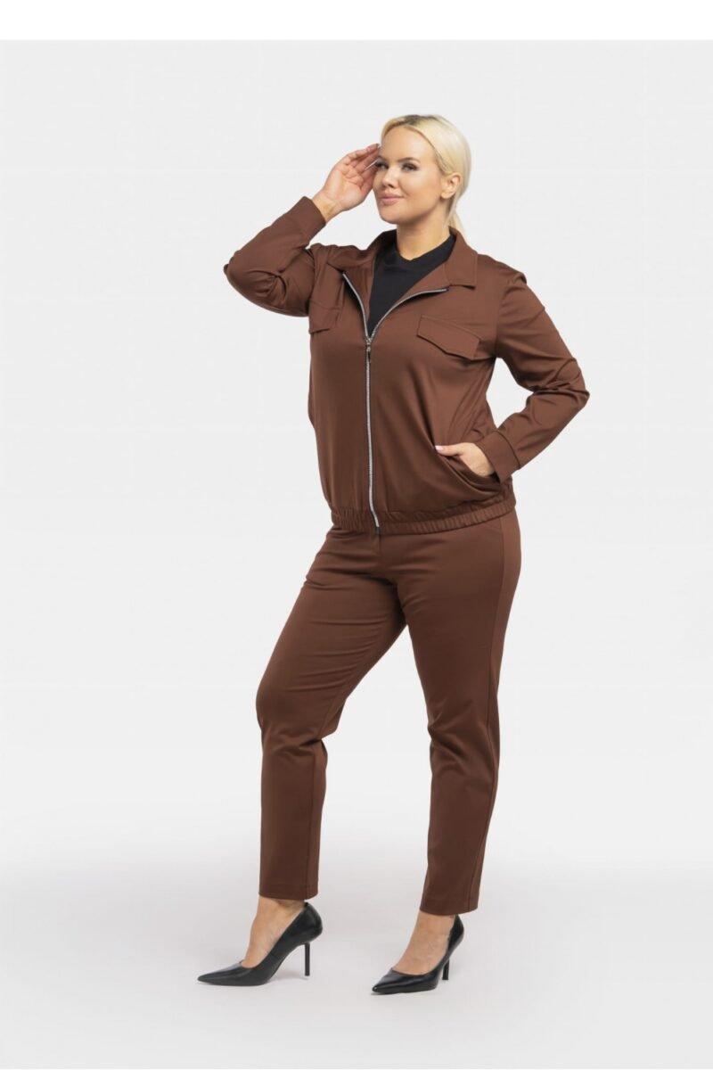 Plus size sweatshirt model 193912 Karko - Image 2