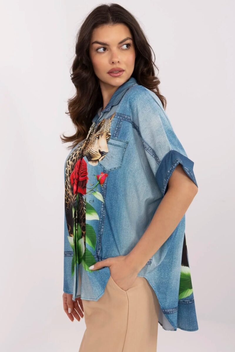 Long sleeve shirt model 210971 Italy Moda - Image 2