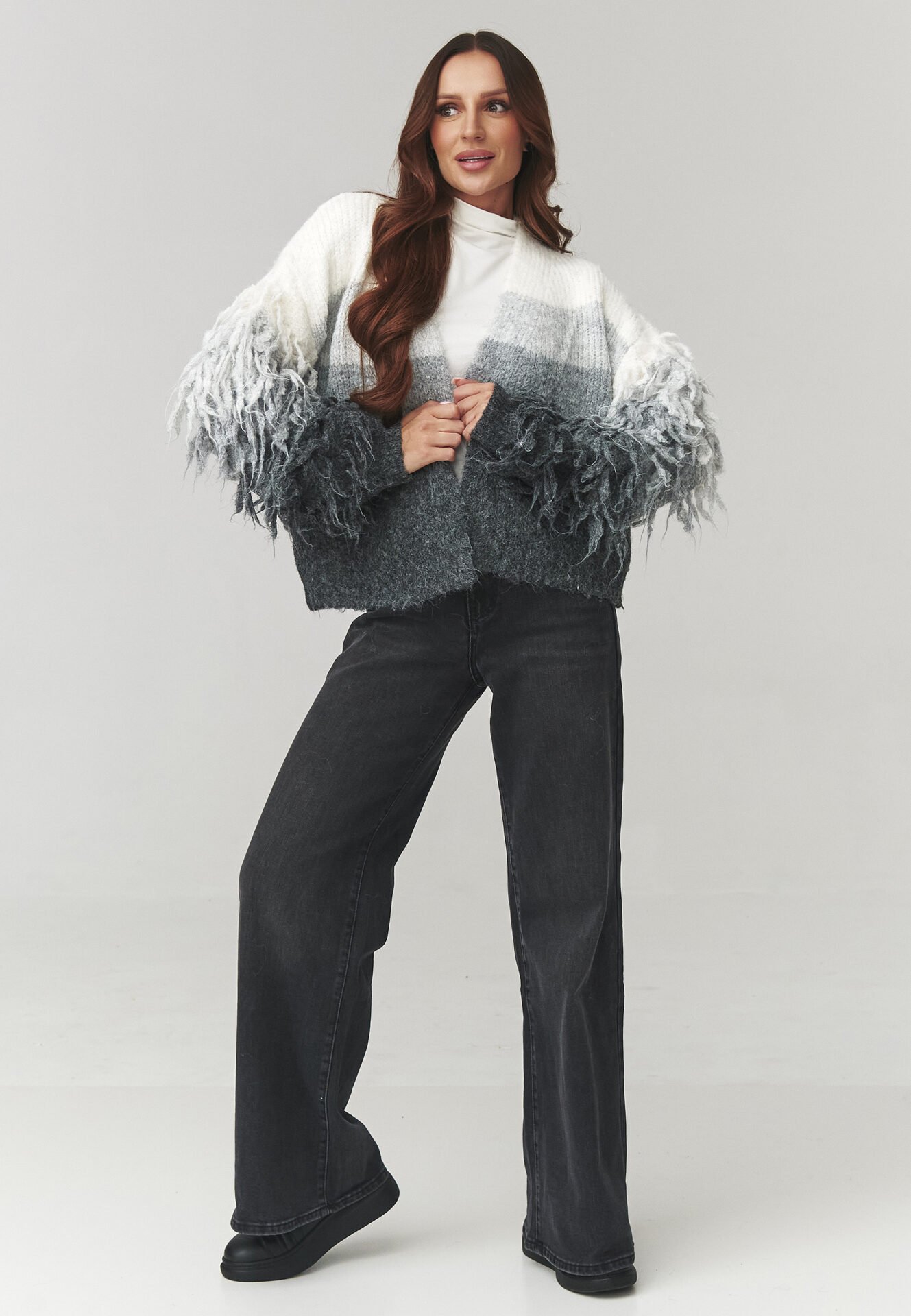 Cardigan model 220770 Makadamia - Image 2