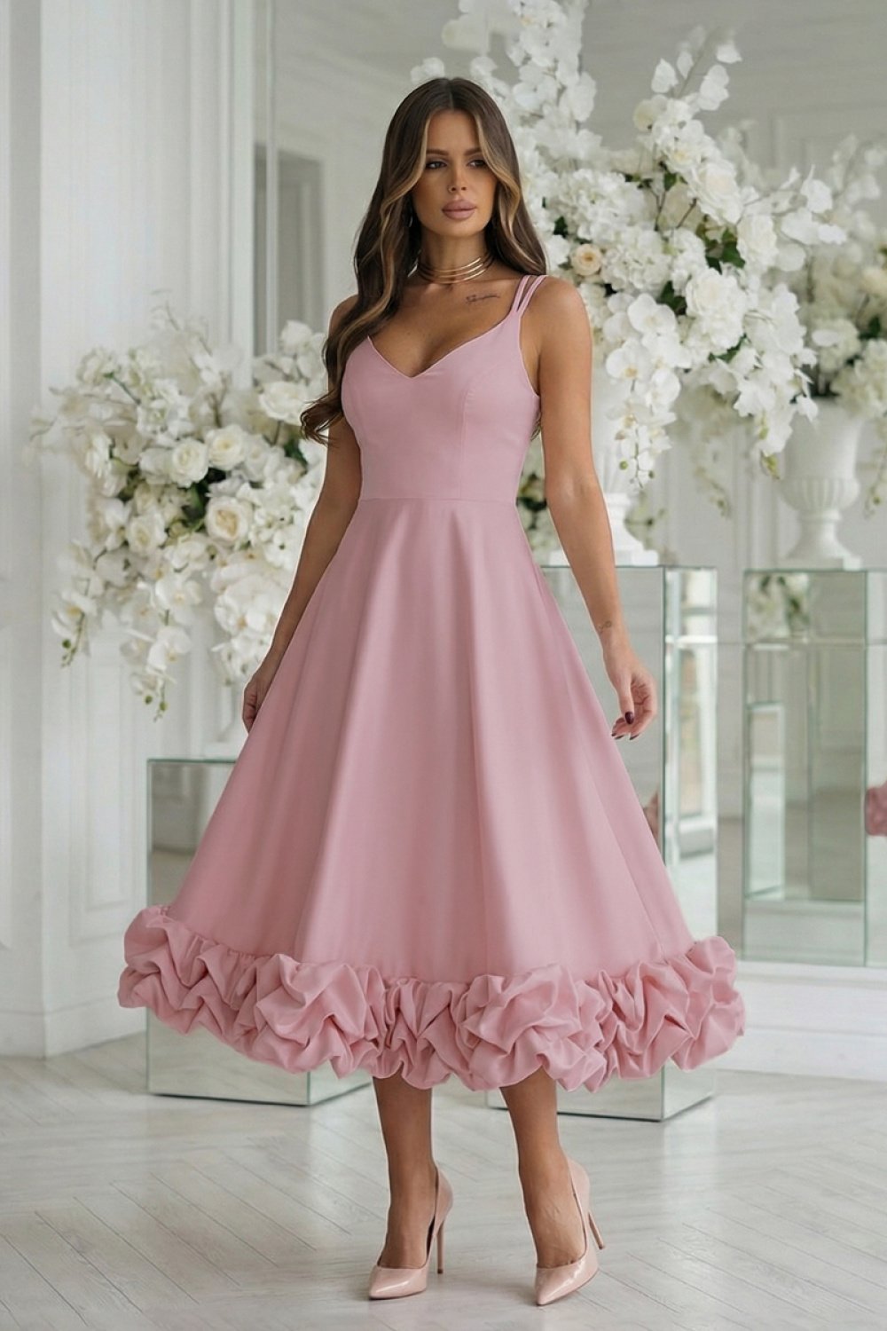 Evening dress model 224631 Bicotone